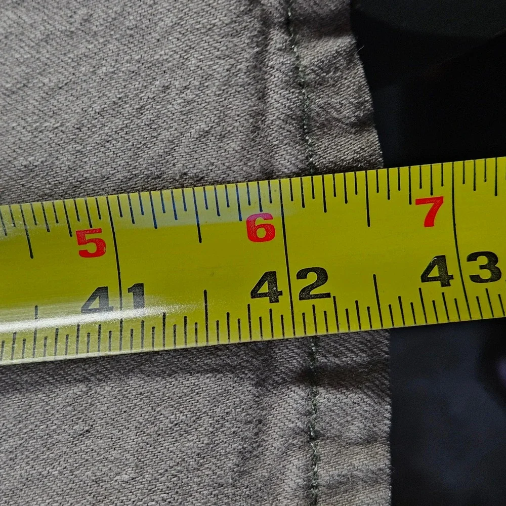 Levi Strauss 505 Mens Jeans W42 L32 Gray/Green Waterless Straight‎ Fit
